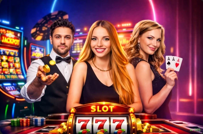 Interface do cassino ao vivo